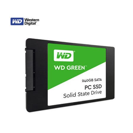 SSD WESTERN DIGITAL WDS240G2G0A, 240 GB, SERIAL ATA III, 545 MBS, 6 GBITS