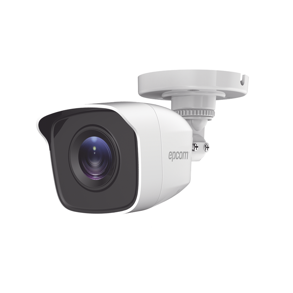 BALA TURBO 2 MEGAPÍXELES (1080P) / GRAN ANGULAR 103° / LENTE 2.8 MM / IR EXIR INTELIGENTE 20 MTS / EXTERIOR IP66 / DWDR / TVI-AHD-CVI-CVBS / POLICARBONATO